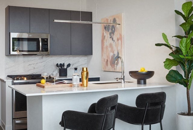 Westerly Luxury River West Apartments - Westerly Modern Kitchen