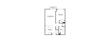 a floor plan of a bedroom floor plan