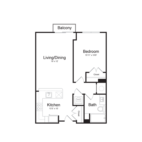 a floor plan of a bedroom floor plan