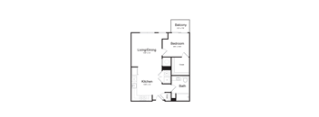 a floor plan of a bedroom floor plan