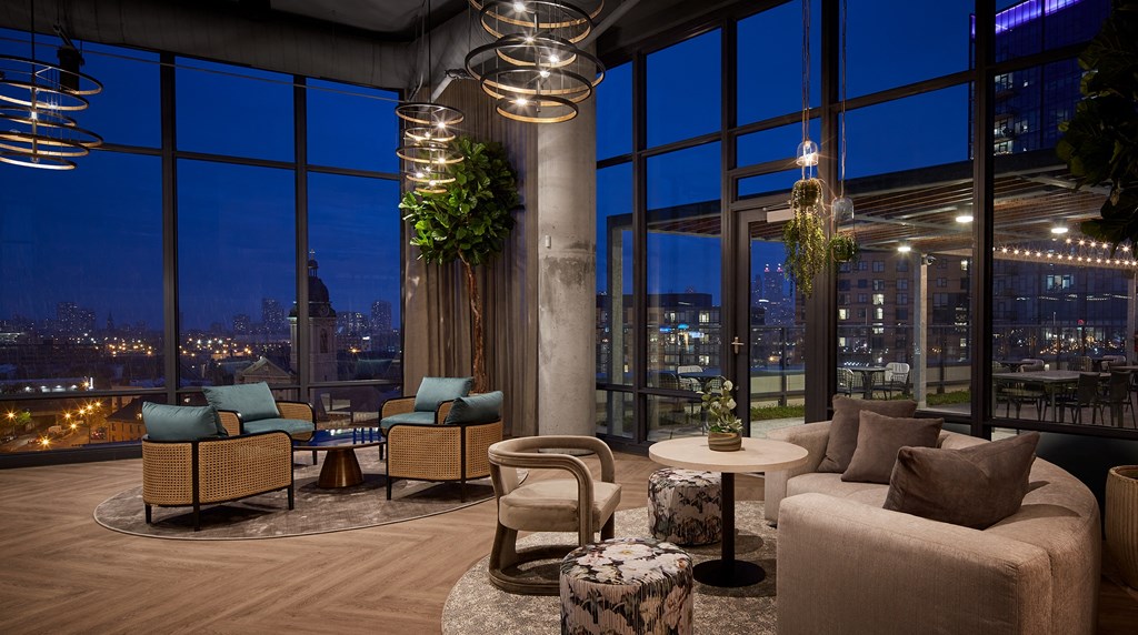 Westerly Luxury River West Apartments - Westerly Rooftop Lounge