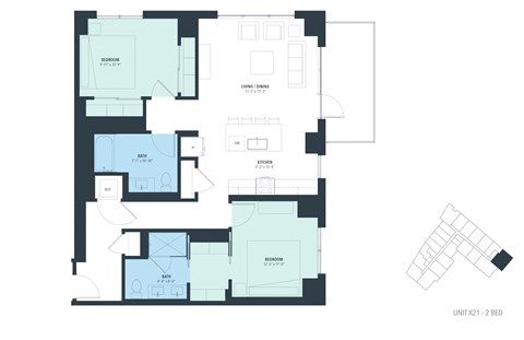 740 North Aberdeen St. Studio-3 Beds Apartment for Rent - Photo Gallery 72