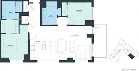 740 North Aberdeen St. Studio-3 Beds Apartment for Rent - Photo Gallery 73