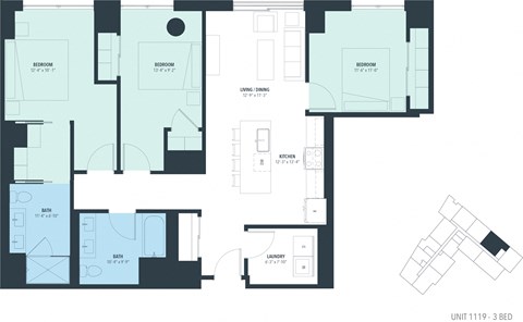 740 North Aberdeen St. Studio-3 Beds Apartment for Rent - Photo Gallery 75