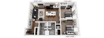 2 bed 2 bath at The Avenue Lofts Golden Apartments, Golden, Colorado