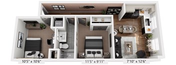 2 bed 1 bath at The Avenue Lofts Golden Apartments, Colorado, 80401