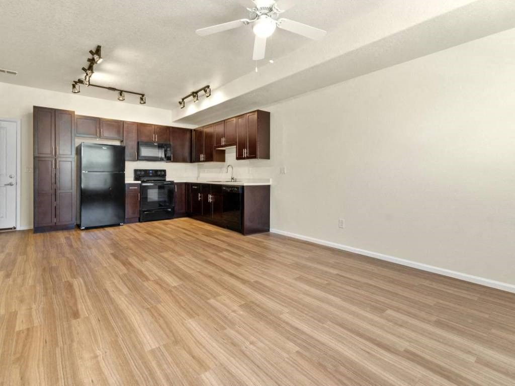 Faux Wood Flooring at Belle Creek Commons, Henderson, CO, 80640