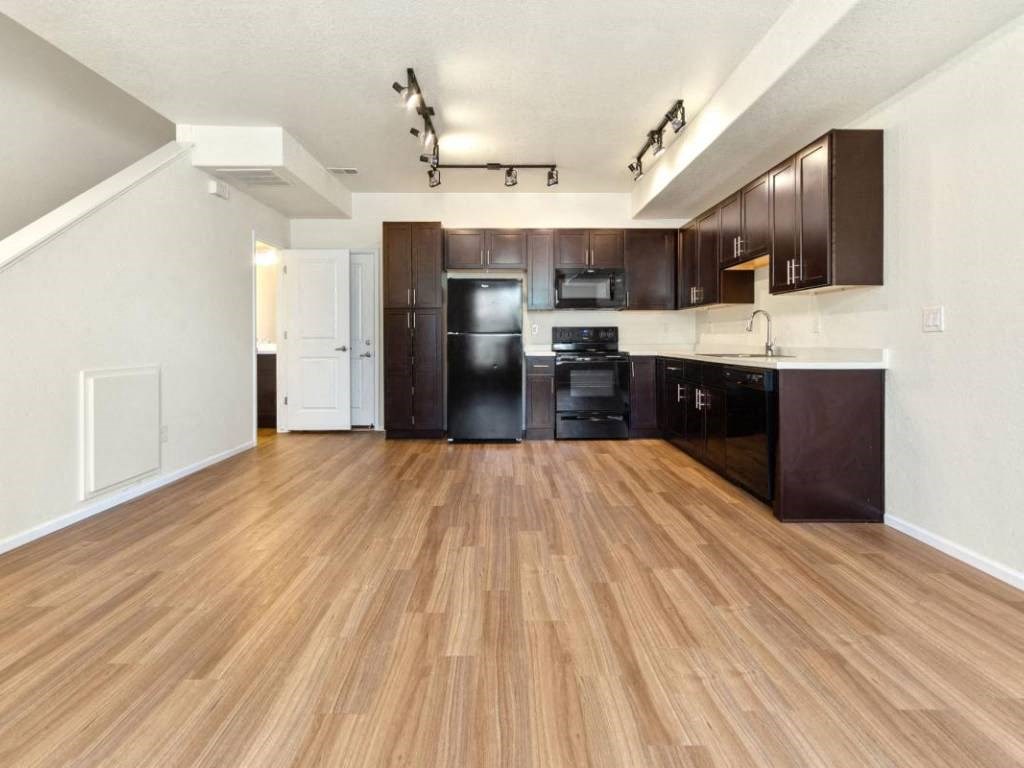 Engineered Wood Flooring at Belle Creek Commons, Colorado