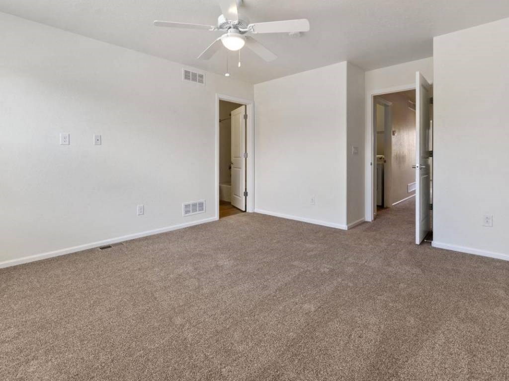 Carpeted Bedroom at Belle Creek Commons, Colorado, 80640