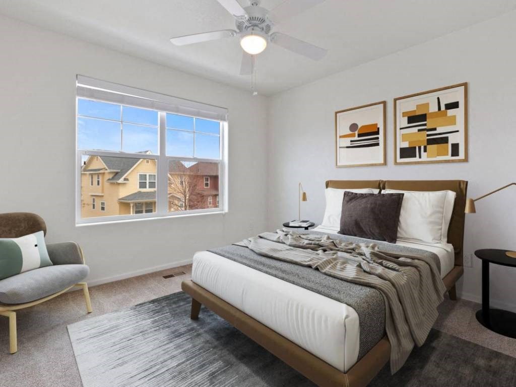 Comfortable Bedroom With Large Closet at Belle Creek Commons, Henderson, Colorado