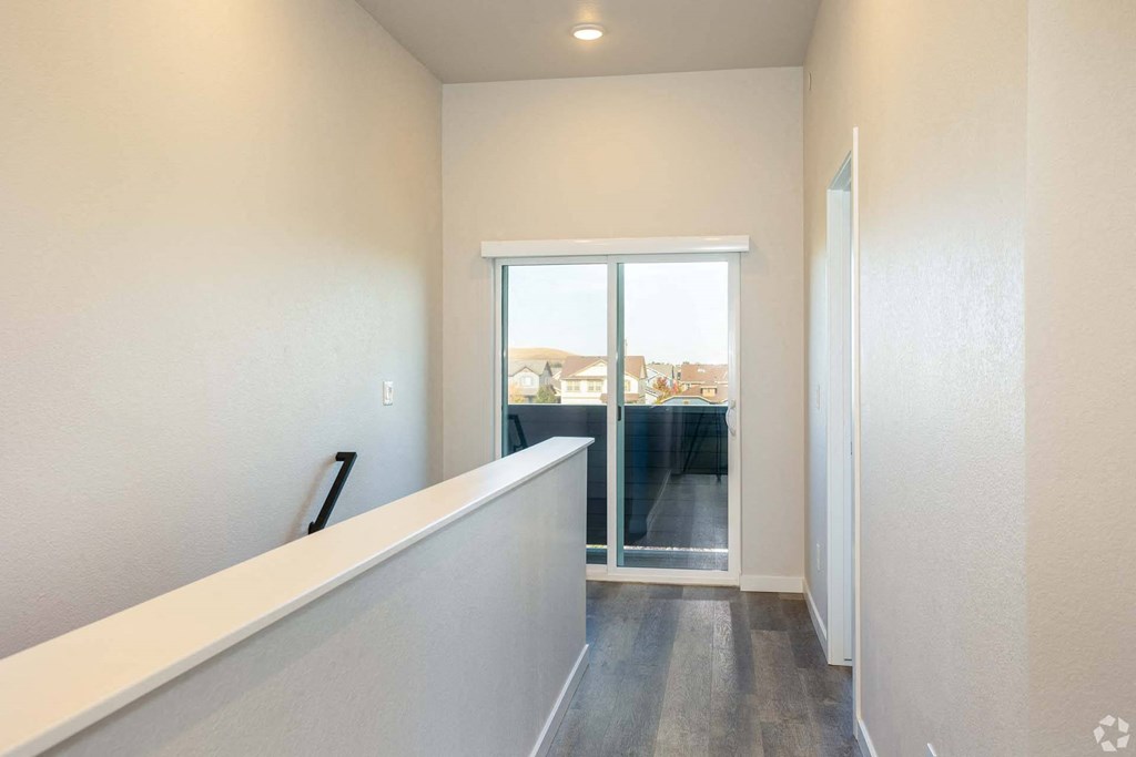 hallway leading to staircase at Palisade Park Townhomes, Broomfield, 80023