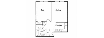 1 Bedroom 1 Bathroom