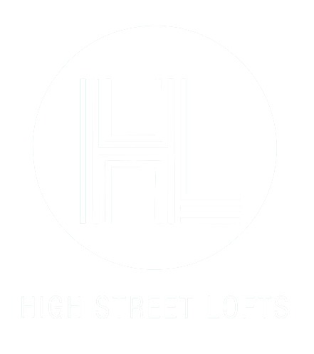 a logo for high street lofts with the words high street losers