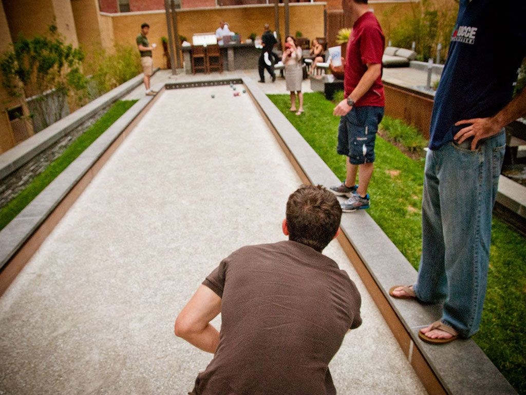 Bocce at Highland Park at Columbia Heights Metro, Washington