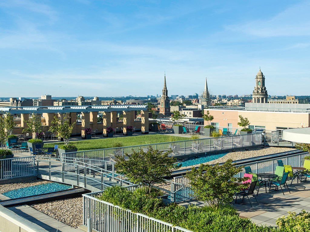 View From Rooftop at Highland Park at Columbia Heights Metro, Washington, DC