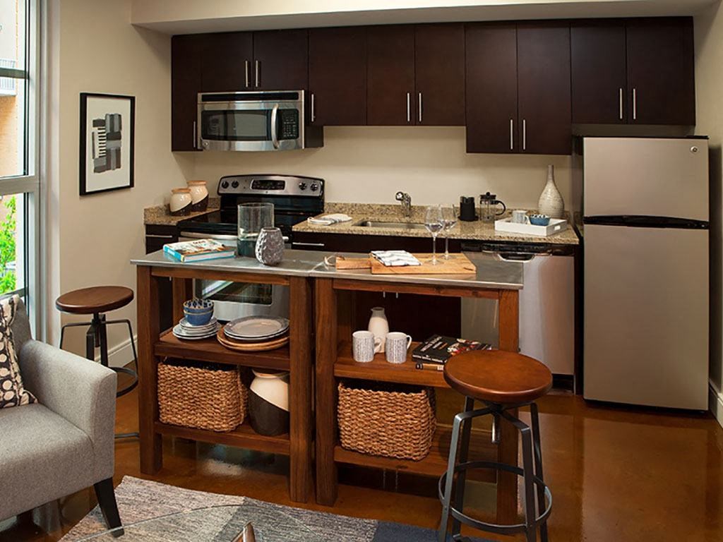 Studio Kitchen at Highland Park at Columbia Heights Metro, Washington