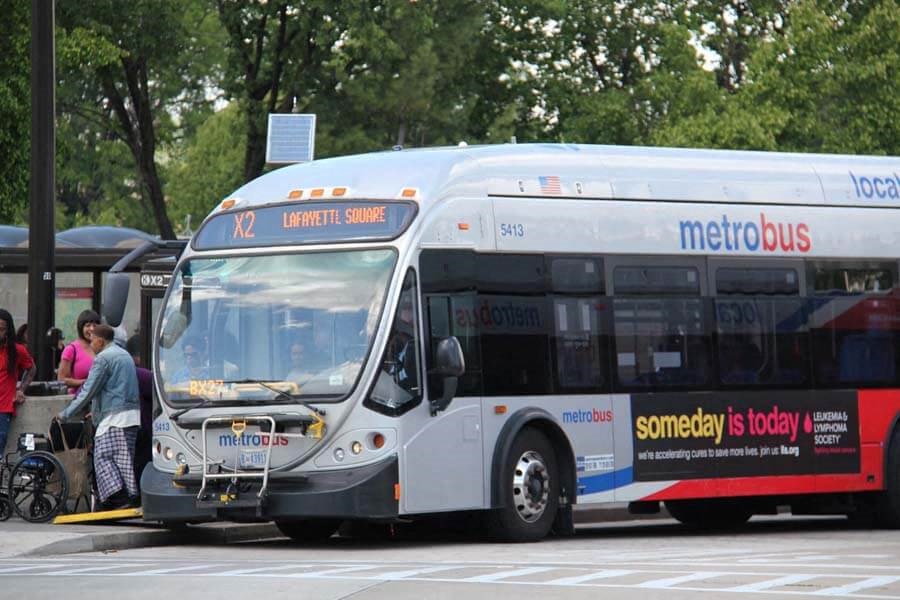 Metro Bus at The Atrium, Washington DC 20019