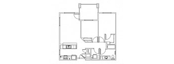 2 bedroom floor plan