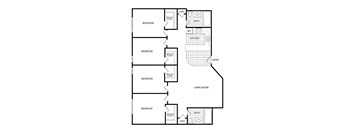 4 bed 2 bath