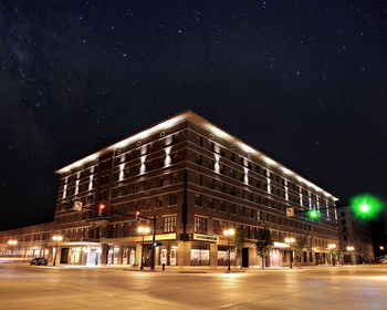 Bancroft Building, night time, lights - Photo Gallery 4