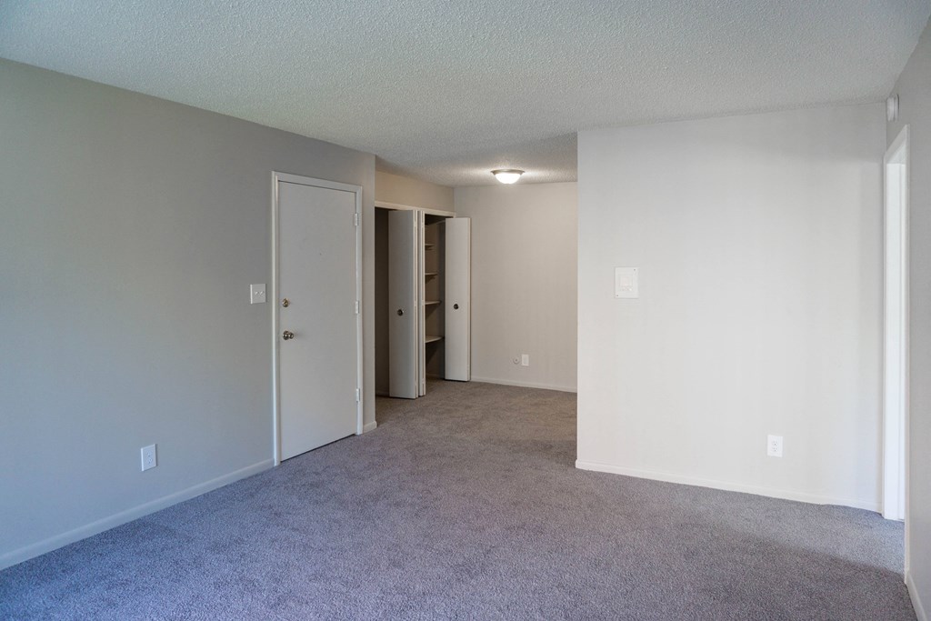 Spacious living space at Carriage House Apartments in Flint, Michigan