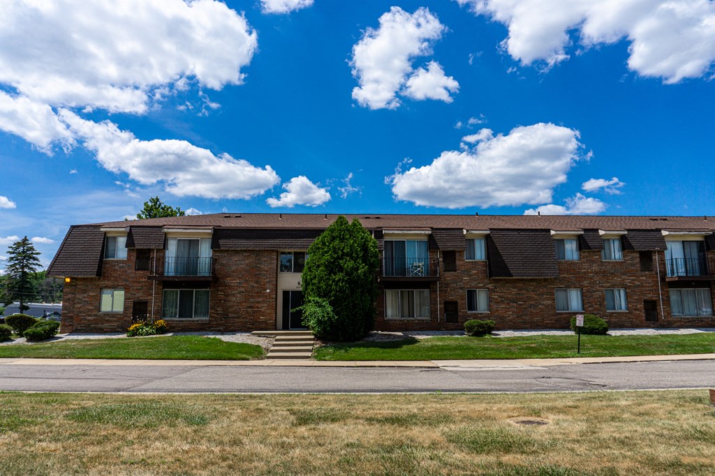 Apartment Building at Warren Woods Apartments in Warren, Michigan