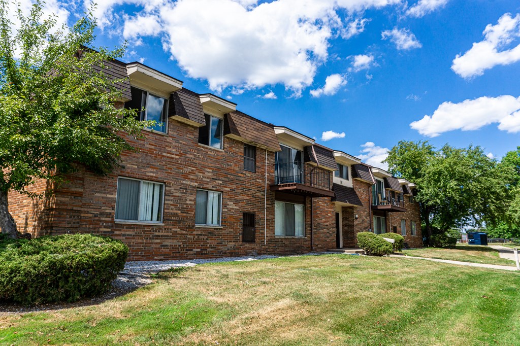 Apartment Building at Warren Woods Apartments in Warren, Michigan