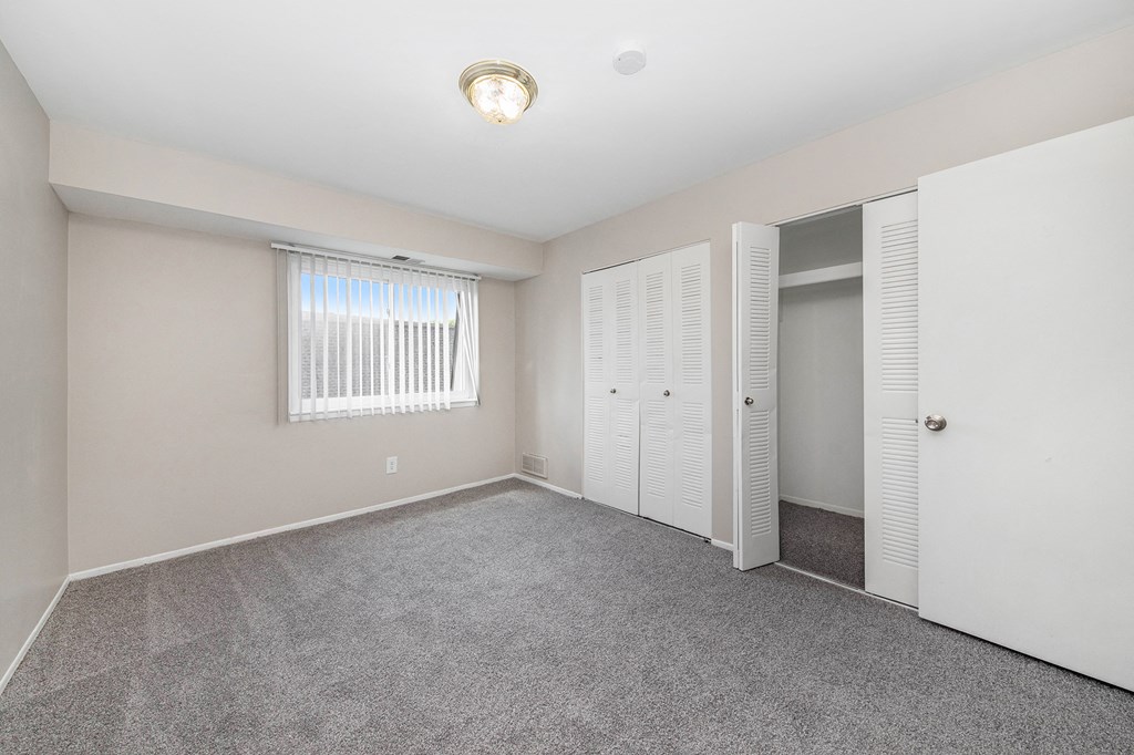 Room with closet space