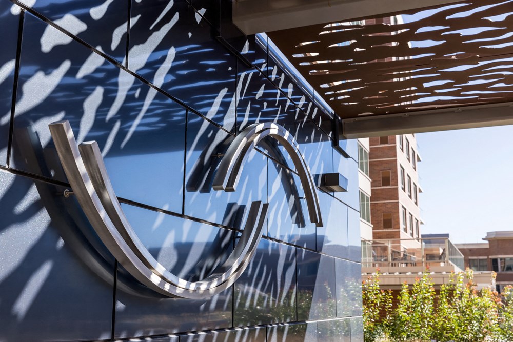 a large clock on the side of a building