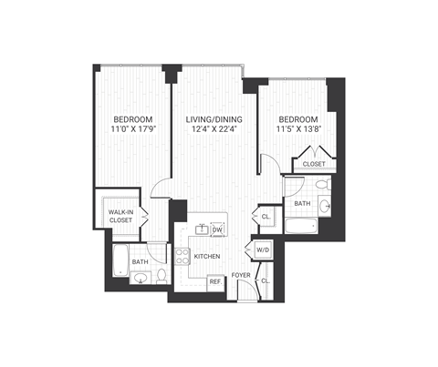 B401 B4 floor plan