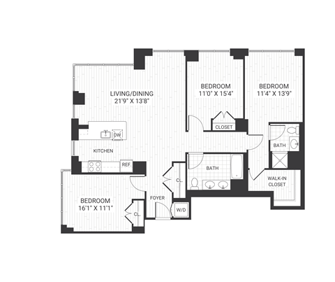 B401 C1 floor plan