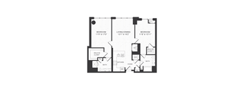 floor plan  2 bedroom apartment