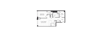 a floor plan of the apartments