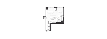 floor plan  studio apartment