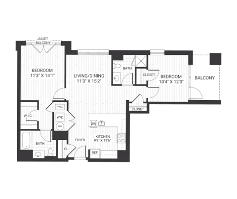 B2 floor plan