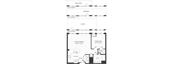 one bedroom floorplan