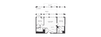 two bedroom floorplan