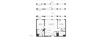 two bedroom floorplan