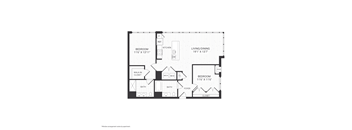 two bedroom floorplan