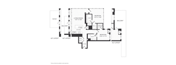 two bedroom floorplan