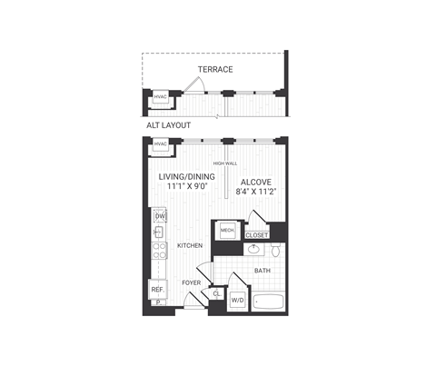 studio floor plan
