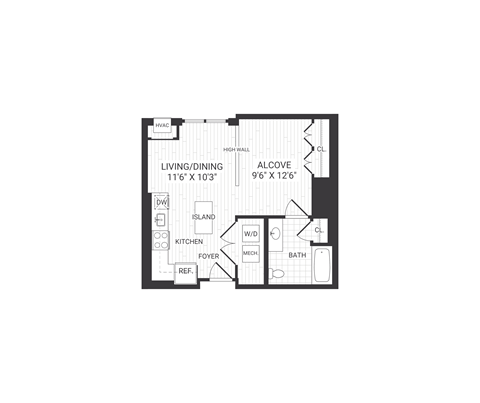 studio floor plan