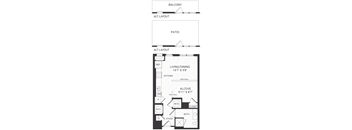 studio floor plan