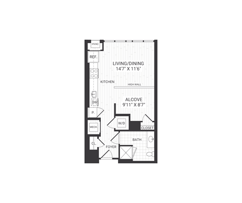 studio floor plan