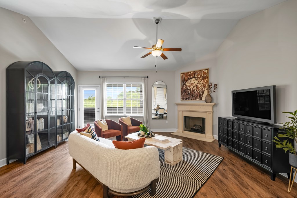 Large Living Rooms at Villa Milano near Overland Park Kansas