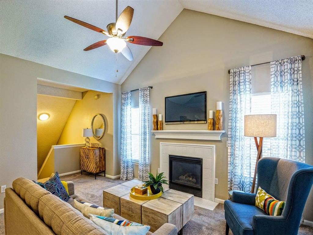 Fireplace in every apartment home