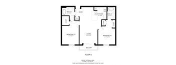 a floor plan of a house