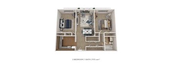 PCH 2 Bdrm Floorplan at Premier at Cherry Hill, Cherry Hill, 08002