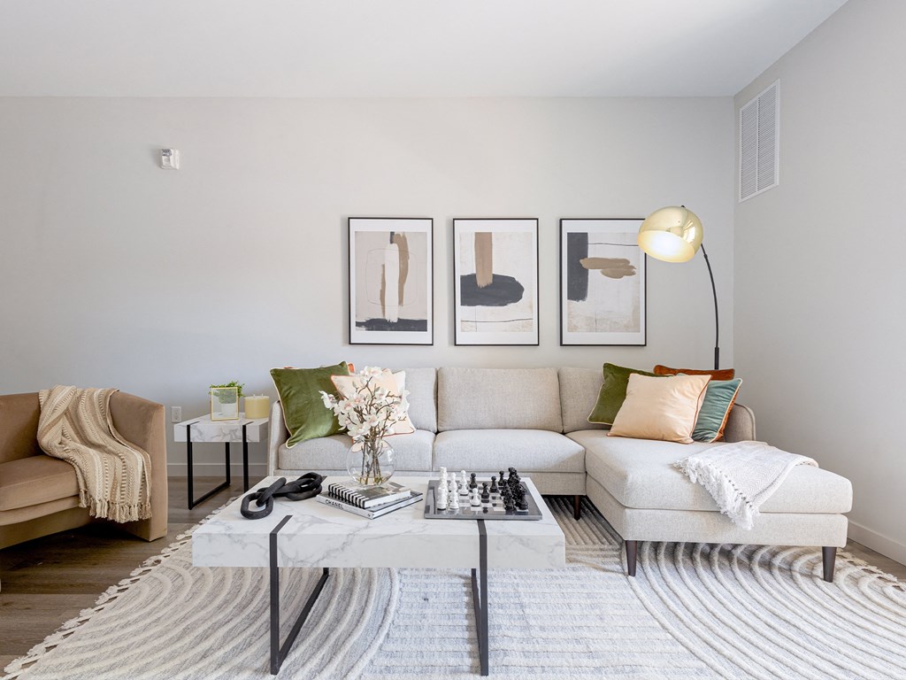 Bristol Station Apartments New Construction Living Room