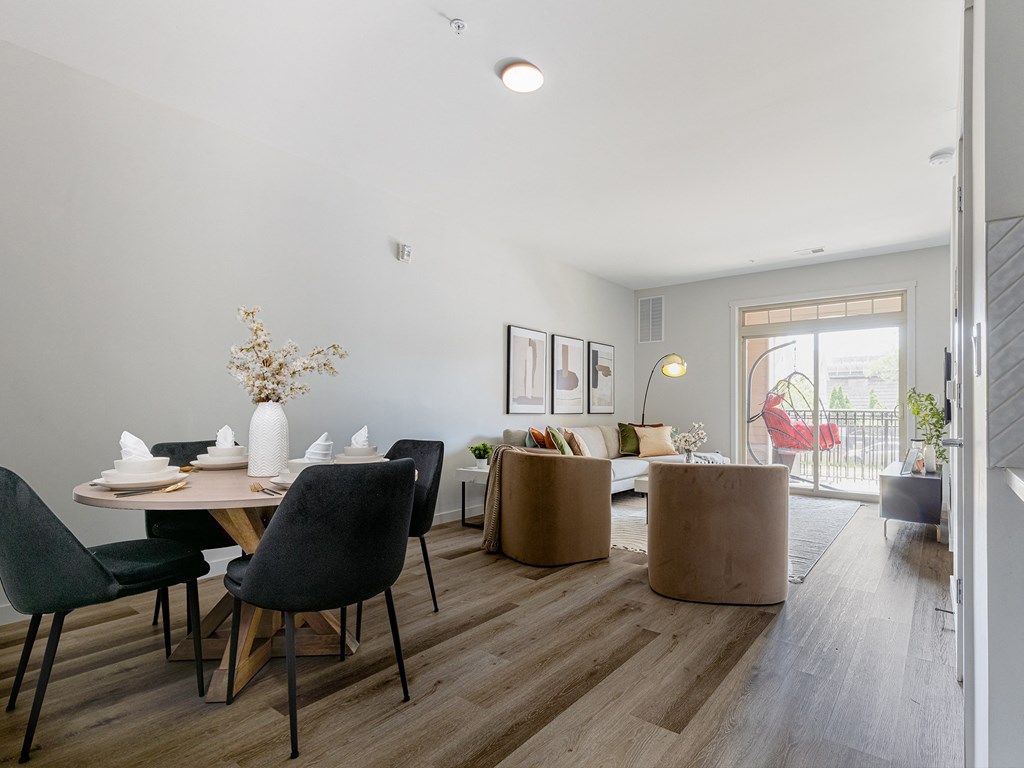 Bristol Station Apartments New Construction Living Room